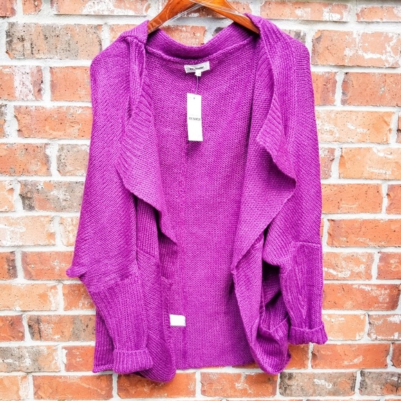 SOLD Purple Slouch Cardigan - Picture 2 of 5